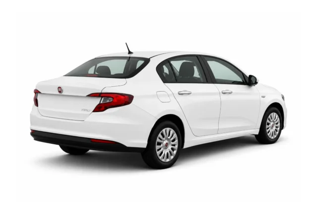 Fiat Tipo rental car, rear three-quarter view